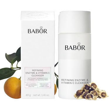 BABOR CLEANSING Enzyme Cleanser für Mischhaut, ölige Haut und für unreine Haut, Enzymatisches Reinigungs- und Peelingpulver, Mit Vitamin C, 1 x g im Sale